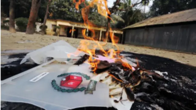 اتوار کو وسیع پیمانے پر تشدد کے واقعات رونما ہوئے