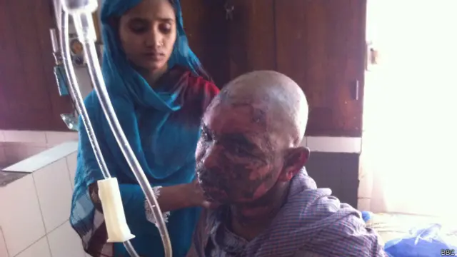 बांग्लादेश में चल रही हिंसा से पीड़ित आलमगीर