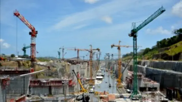 Ampliación del Canal de Panamá. Foto: AFP/Getty