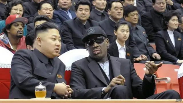 Деннис Родман остается самым известным американцем который поддерживает связь с Ким Чен Ыном.