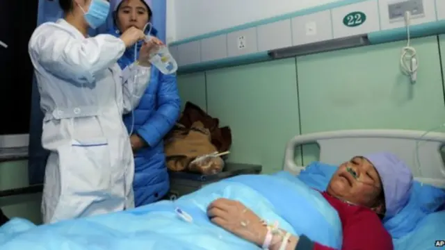 Vụ chen chúc xảy ra ở thị trấn Tây Cát