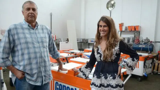 Reginaldo Silva e Luciana Palhares, do Geneal | Crédito: BBC