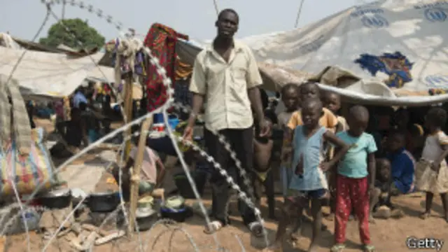 Desplazados en República Centroafricana