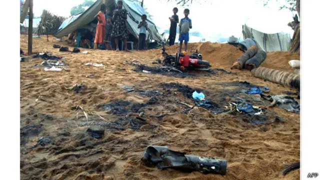 යුද අපරාධ චෝදනා ප්‍රතික්ෂේප කරන රජය පවසන්නේ තමන් 'මානුෂික මෙහෙයුමක්' දියත් කළ බවයි.