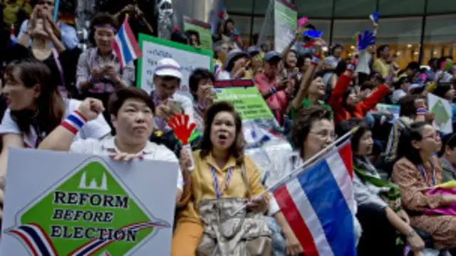 တနင်္လာနေ့ ကျရင် မြို့တော် ဘန်ကောက်မှာ လုပ်ငန်းတွေ အကုန် ရပ်အောင် ပိတ်ဆို့ ဆန္ဒပြမယ်