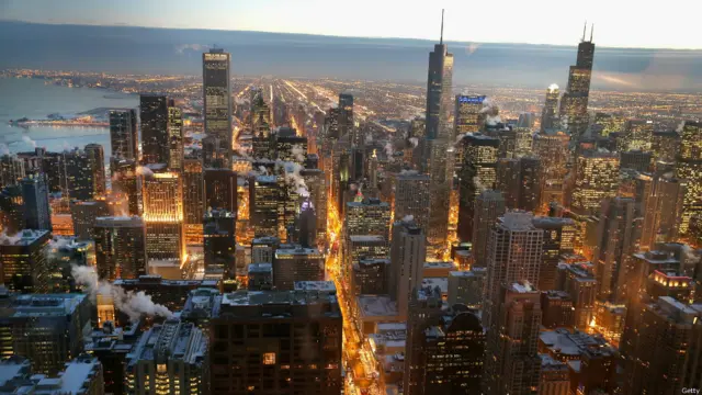 寒流中的芝加哥