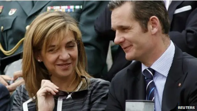 Cristina e o marido, Urdangarin, negam ter feito qualquer coisa errada