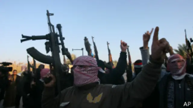 Militantes en Faluya