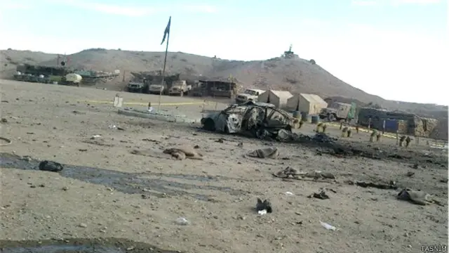 صحنه انفجار در شهرک سینمایی دفاع مقدس