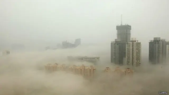 Smog en Lianyungang
