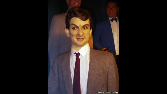 معروف مزاحیہ کردار مسٹر بین، جسے روون ایٹکنسن نبھایا کرتے تھے۔