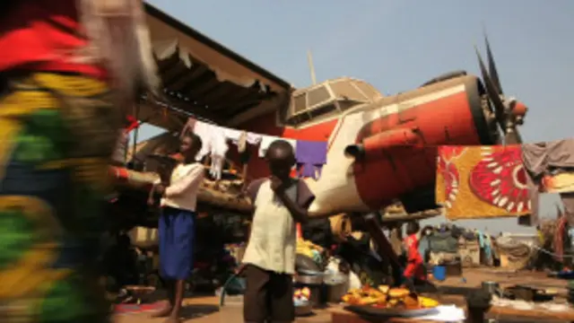 Refugiados en Bangui