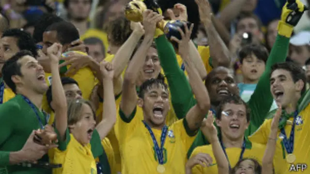 Brasil conquistou Copa das Confederações em 2013 / Crédito da Foto: AFP