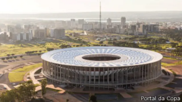 Estádio Mané Guarrincha, em Brasília. Divulgação