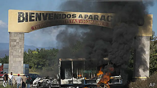 Incendio en Parácuaro, Michoacán