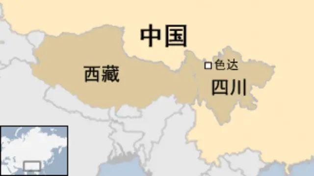 甘孜州地图