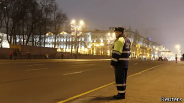 Сотрудник ДПС Белоруссии