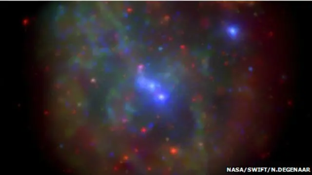 Imagen del centro de la Vía Láctea