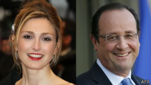 Julie Gayet y Francois Hollande