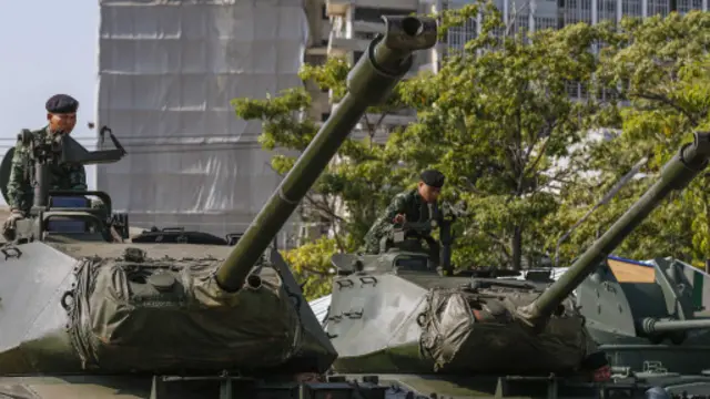 Militer Thailand di Bangkok 