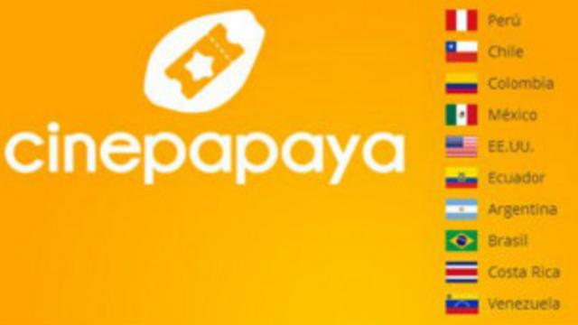 Cinepapaya opera en toda América Latina