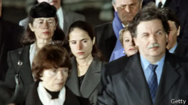 Entierro de Francois Mitterrand