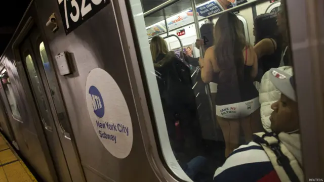 Нью-йоркские бесштанники, 12 января 2014 года