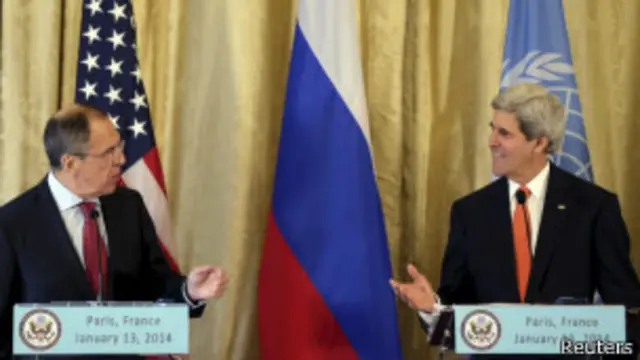 Сергей Лавров и Джон Керри