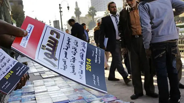 Nueva propuesta de constitución, Egipto