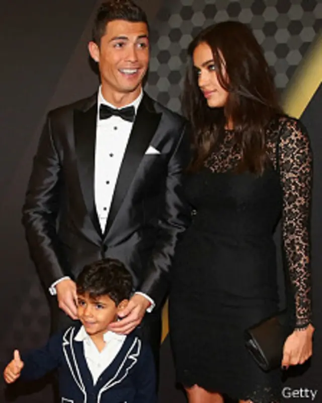 Cristiano Ronaldo, Irina Shayk, Cristiano Ronaldo Jr.