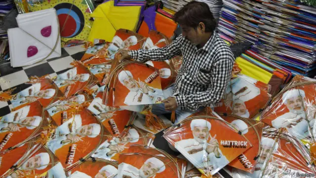 मोदी, पतंग, अहमदाबाद