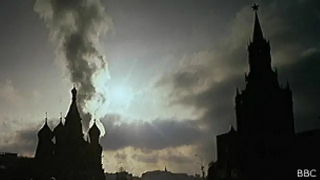 зимний полдень в Москве