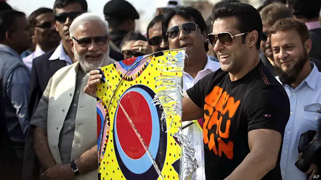 گذشتہ دنوں سلمان خان نے مودی کی تعریف کی تھی اور ان کے ساتھ پتنگ بازی کی تھی