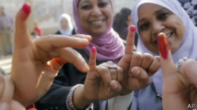 السلطات استخدمت الحبر لمنع أي ناخب من التصويت أكثر من مرة.