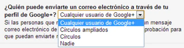 Intrucciones google +