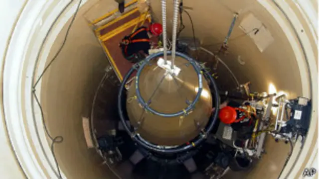 Ракета на авиабазе Малмстром