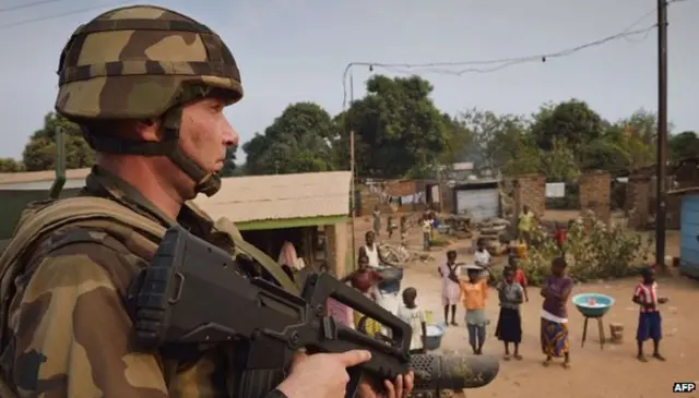 شهدت جمهورية افريقيا الوسطى نزوحا واسع النطاق