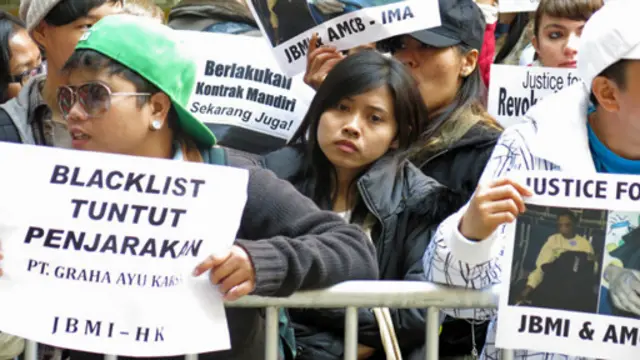 Demo PRT di Hong Kong