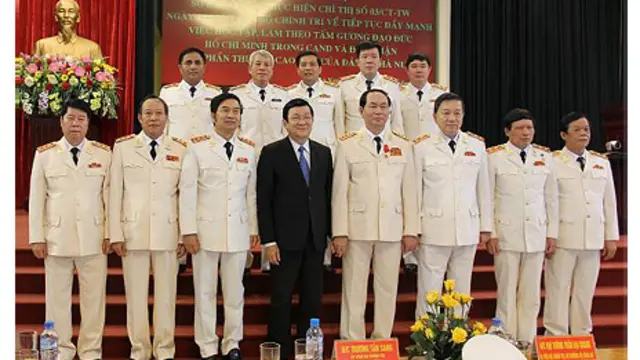 Là ủy viên thường vụ Đảng ủy Công an nhưng ông Ngọ không có mặt ở hội nghị.