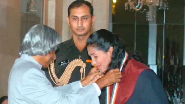 अंजू बॉबी जॉर्ज, राष्ट्रपति कलाम