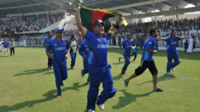 دا په روانو یو ورځنیو سیالیو کې د زمبابوې پر وړاندې د افغانستان لومړی بری و