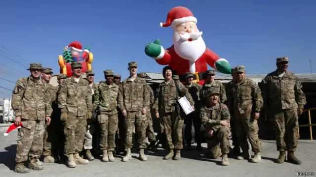 अफ़ग़ानिस्तान में तैनात नेटो सैनिक