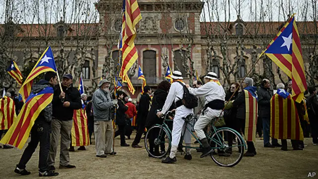 Independentistas catalanes