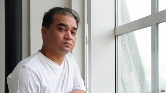 伊力哈木•土赫提在北京講課（資料圖片）