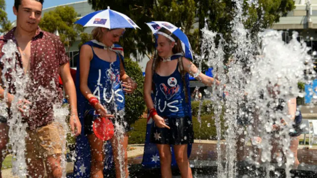 आस्ट्रेलिया गर्मी