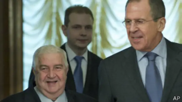 ဆီးရီးယားနဲ့ ရုရှား နိုင်ငံခြားရေး ဝန်ကြီး ၂ ဦး