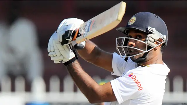 میچ کے دوسرے دن سری لنکا کو جلد ہی اس وقت نقصان اٹھانا پڑا جب پرسنا جے وردھنے کو محمد طلحہ نے 35 رنز پر آؤٹ کر دیا۔