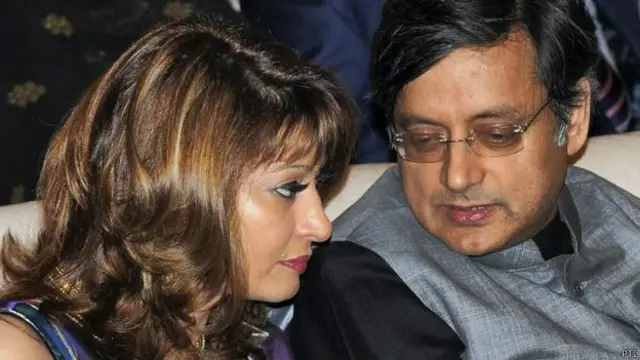 सुनंदा पुष्कर, शशि थरूर