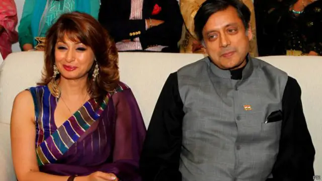 सुनंदा पुष्कर, शशि थरूर