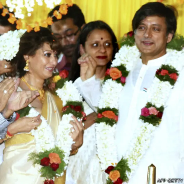 सुनंदा पुष्कर, शशि थरूर